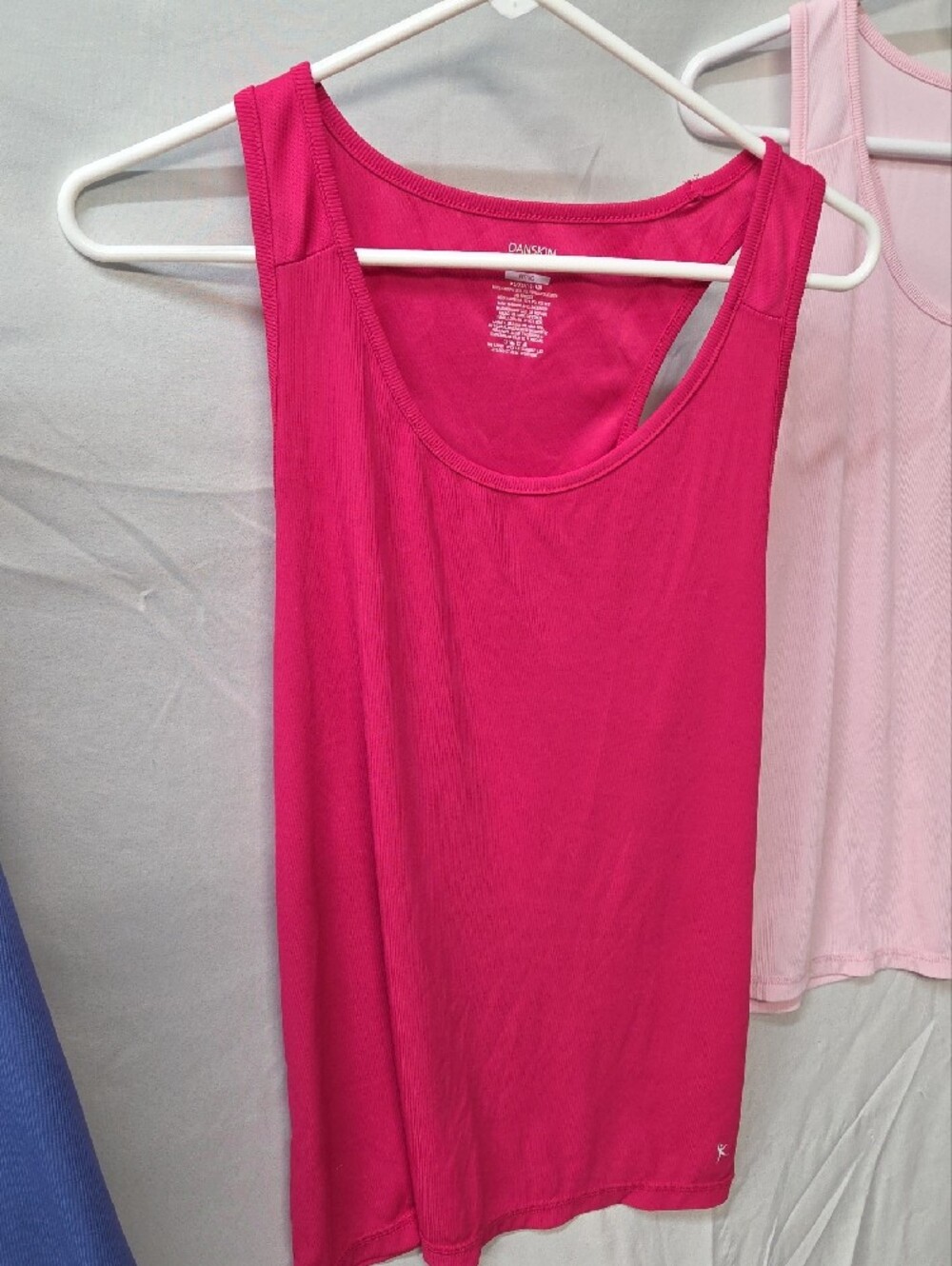 3 Women’s Dansin Now Tank Tops - Pink, Hot Pink, Blue - Picture 4 of 5